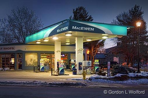 Corner Gas At Dawn_05844-9.jpg - Photographed at Perth, Ontario, Canada.